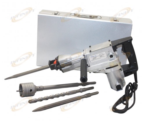 850W 1-1/2" SDS Metal Body Electric Rotary Hammer Drill & Demolition Mode 500BMP